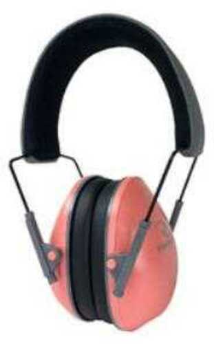 Radians Ls0830Cs Lowset Earmuff 21 Db Over The Head Coral Ear Cups With Black Headband Adult